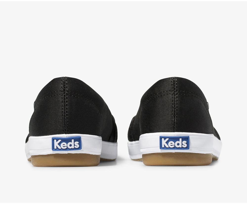 Slip Ons Keds Femme Noir - Carmel - 590-PLDKCH